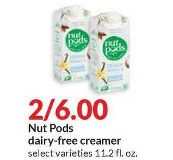 Hy-Vee Nut Pods Dairy-free Creamer offer