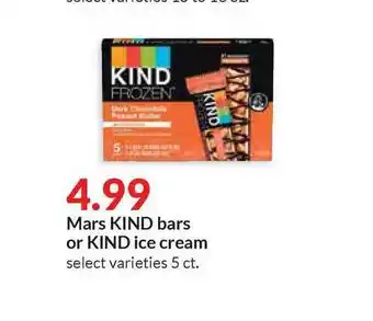 Hy-Vee Mars Kind Bars Or Kind Ice Cream offer