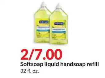 Hy-Vee Softsoap Liquid Handsoaf Refill offer