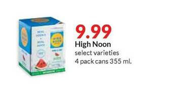 Hy-Vee High Noon offer