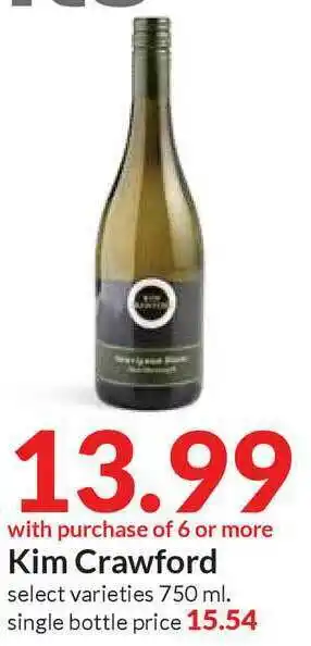 Hy-Vee Kim Crawford offer