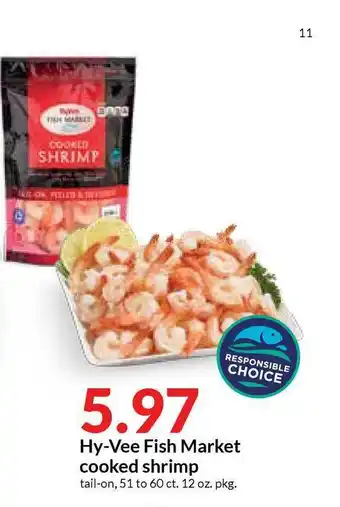 Hy-Vee Hy-Vee Fish Market Cooked Shrimp offer