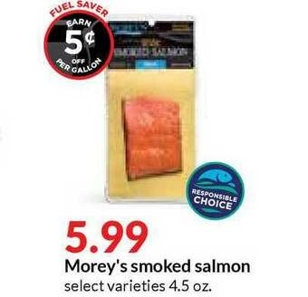 Hy-Vee Morey's Smoked Salmon offer