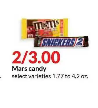 Hy-Vee Mars Candy offer