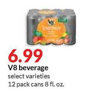 Hy-Vee V8 Beverage offer