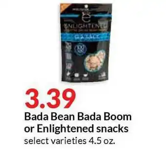 Hy-Vee Bada Bean Bada Boom Or Enlightened Snacks offer