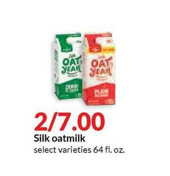 Hy-Vee Silk Oatmilk offer