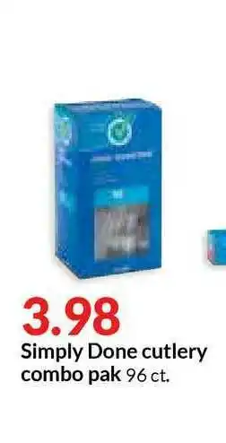 Hy-Vee Simply Done Cutlery Combo Pak offer