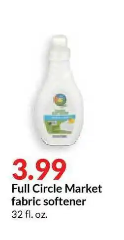 Hy-Vee Full Circle Market Fabric Softener offer