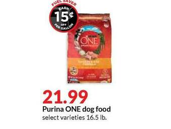Hy-Vee Purina One Dog Food offer