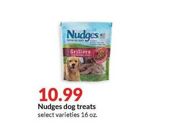 Hy-Vee Nudges Dog Treats offer