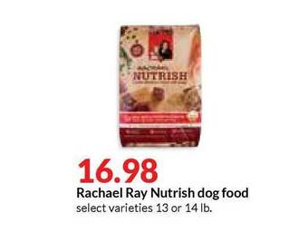 Hy-Vee Rachael Ray Nutrish Dog Food offer
