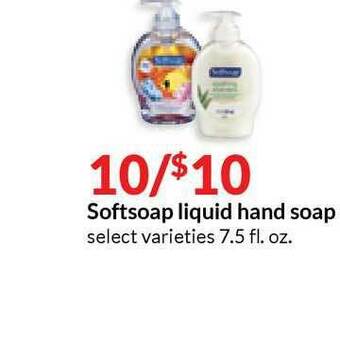 Hy-Vee Softsoap Liquid Hand Soap offer