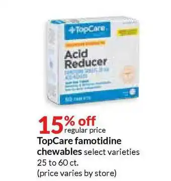 Hy-Vee Topcare Famotidine Chewables offer