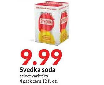 Hy-Vee Svedka Soda offer