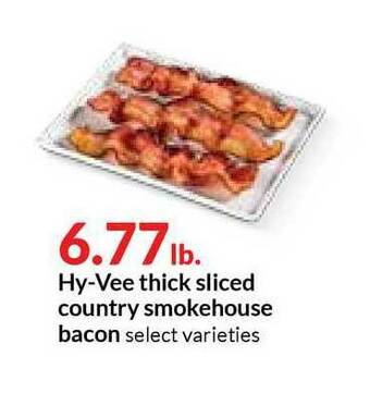 Hy-Vee Hy-Vee Thick Sliced Country Smokehouse Bacon offer
