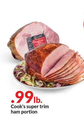 Hy-Vee Cook's Super Trim Ham Portion offer