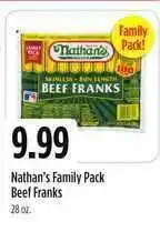 Nob Hill Nathan's Family Pack Beef Franks offer