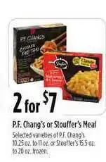 P.F. Chang's Or Stouffer's Meal