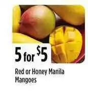 Red Or Honey Manila Mangoes