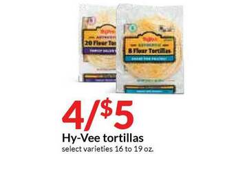 Hy-Vee Hy-Vee Tortillas offer