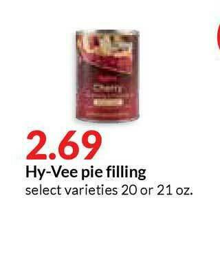 Hy-Vee Hy-Vee Pie Filling offer