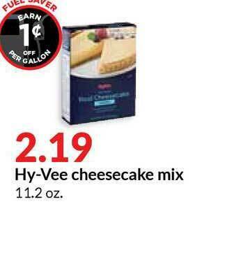 Hy-Vee Hy-Vee Cheesecake Mix offer