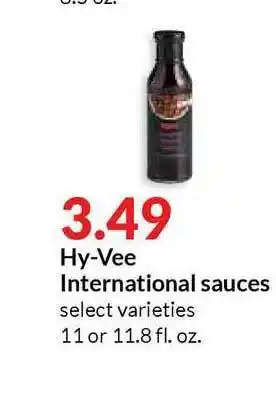 Hy-Vee Hy-Vee International Sauces offer