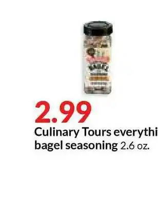 Hy-Vee Culinary Tours Everythi Bagel Seasoning offer