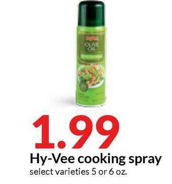 Hy-Vee Hy-Vee Cooking Spray offer