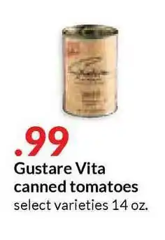 Hy-Vee Gustare Vita Canned Tomatoes offer