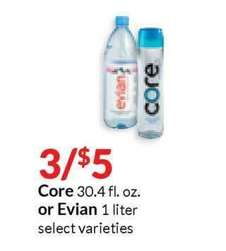 Hy-Vee Core Or Evian offer