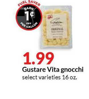 Hy-Vee Gustare Vita Gnocchi offer