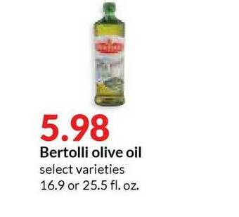 Hy-Vee Bertolli Olive Oil offer
