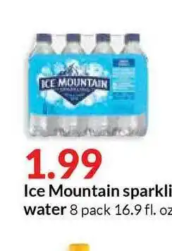 Hy-Vee Ice Mountain Sparkli Water offer
