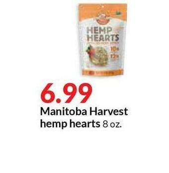 Hy-Vee Manitoba Harvest Hemp Hearts offer