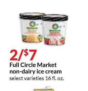 Hy-Vee Full Circle Market Non-dairy Ice Cream offer