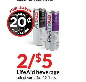 Hy-Vee LifeAid Beverage offer