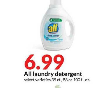 Hy-Vee All Laundry Detergent offer