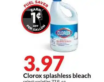 Hy-Vee Clorox Splashless Bleach offer
