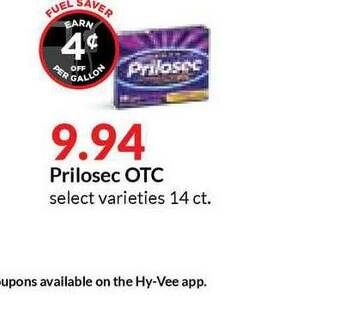Hy-Vee Prilosec OTC offer