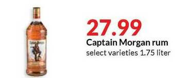 Hy-Vee Captain Morgan Rum offer