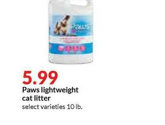 Hy-Vee Paws Lightweight Cat Litter offer