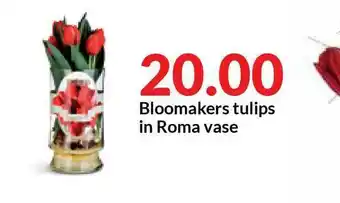 Hy-Vee Bloomakers Tulips In Roma Vase offer