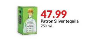 Hy-Vee Patron Silver Tequila offer