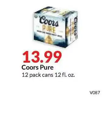 Hy-Vee Coors Pure offer