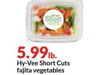Hy-Vee Hy-Vee Short Cuts Fajita Vegetables offer