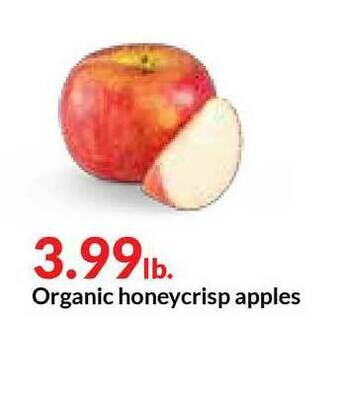 Hy-Vee Organic Honeycrisp Apples offer
