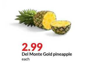 Hy-Vee Del Monte Gold Pineapple offer
