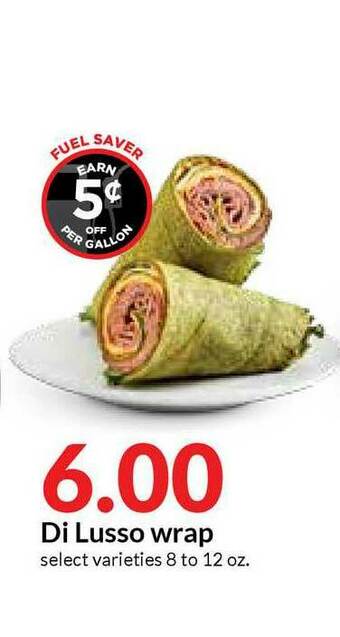 Hy-Vee Di Lusso Wrap offer